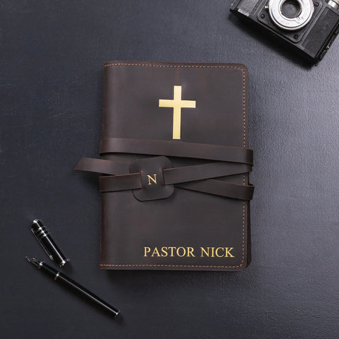 Personalized Leather Prayer Journal