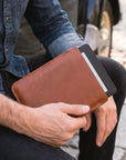 Premium genuine leather Kobo cover with soft interior and elegant handcrafted finish.