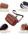 Leather Belt Bag For Men - Pikore