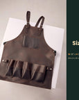 12-Pocket Leather Tool Apron - Pikore