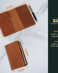 Field Notes Notebook – 150 Pages — Premium Personalized Handmade Leather notebook | Pikore