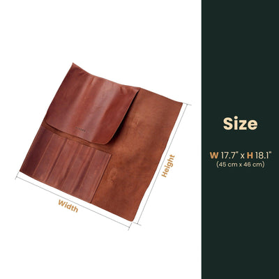 Leather Drumstick Roll Bag - Pikore