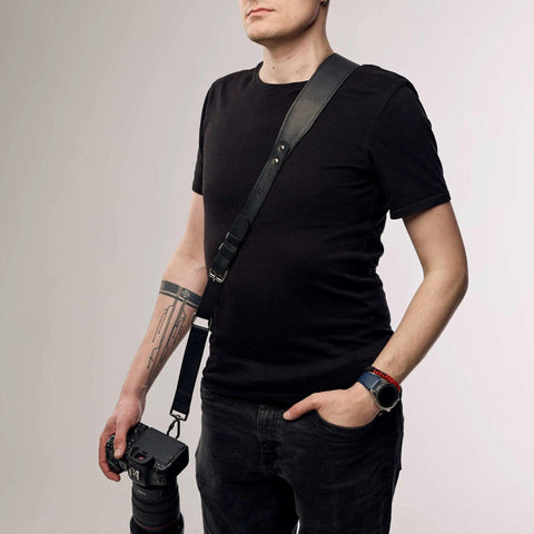 Leather Camera Shoulder Strap - Pikore