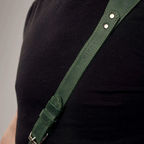 Leather Camera Shoulder Strap - Pikore