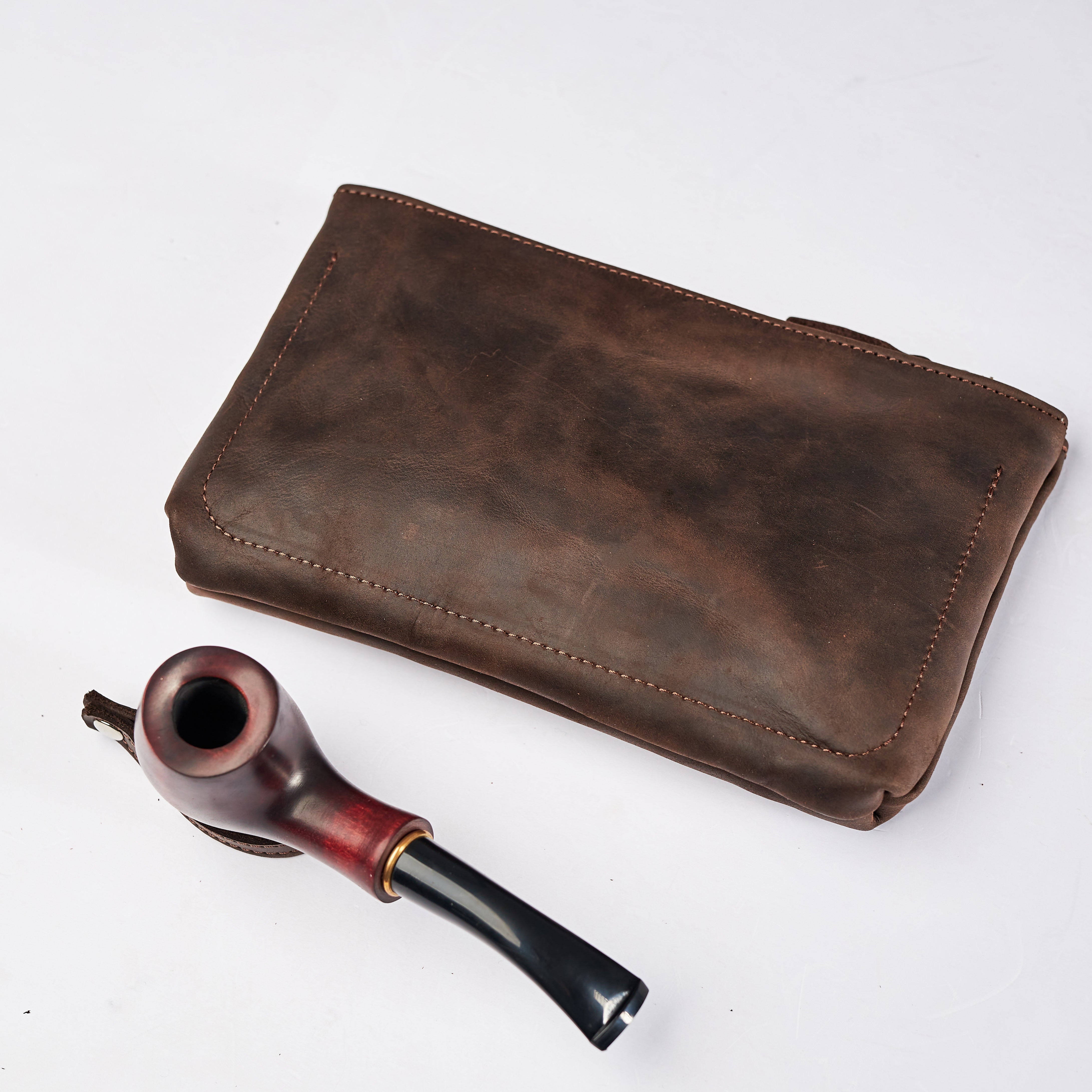 Leather Pipe Case