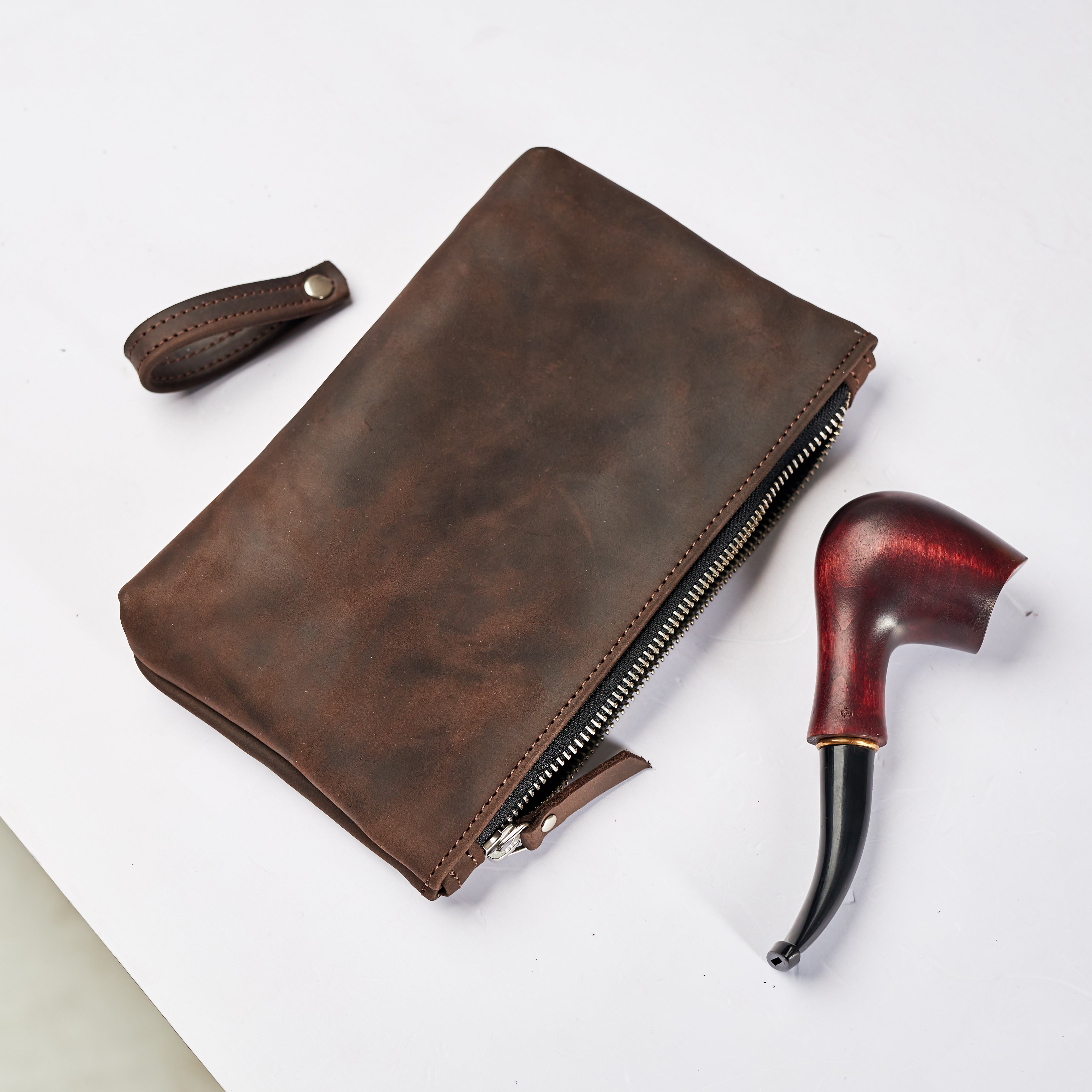 Leather Pipe Case