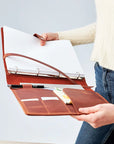 Leather Ring Binder Cover