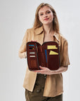 Family Passport Holder For 4 — Premium Personalized Handmade Leather Passport Holder | Pikore