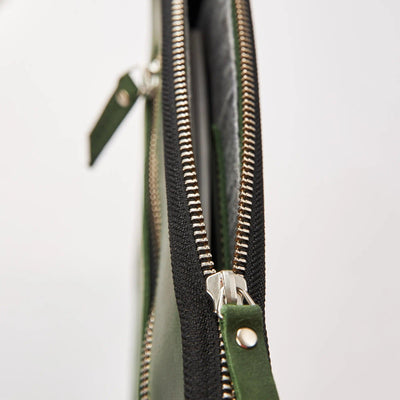 Leather Macbook Sleeve with Zipper - Pikore