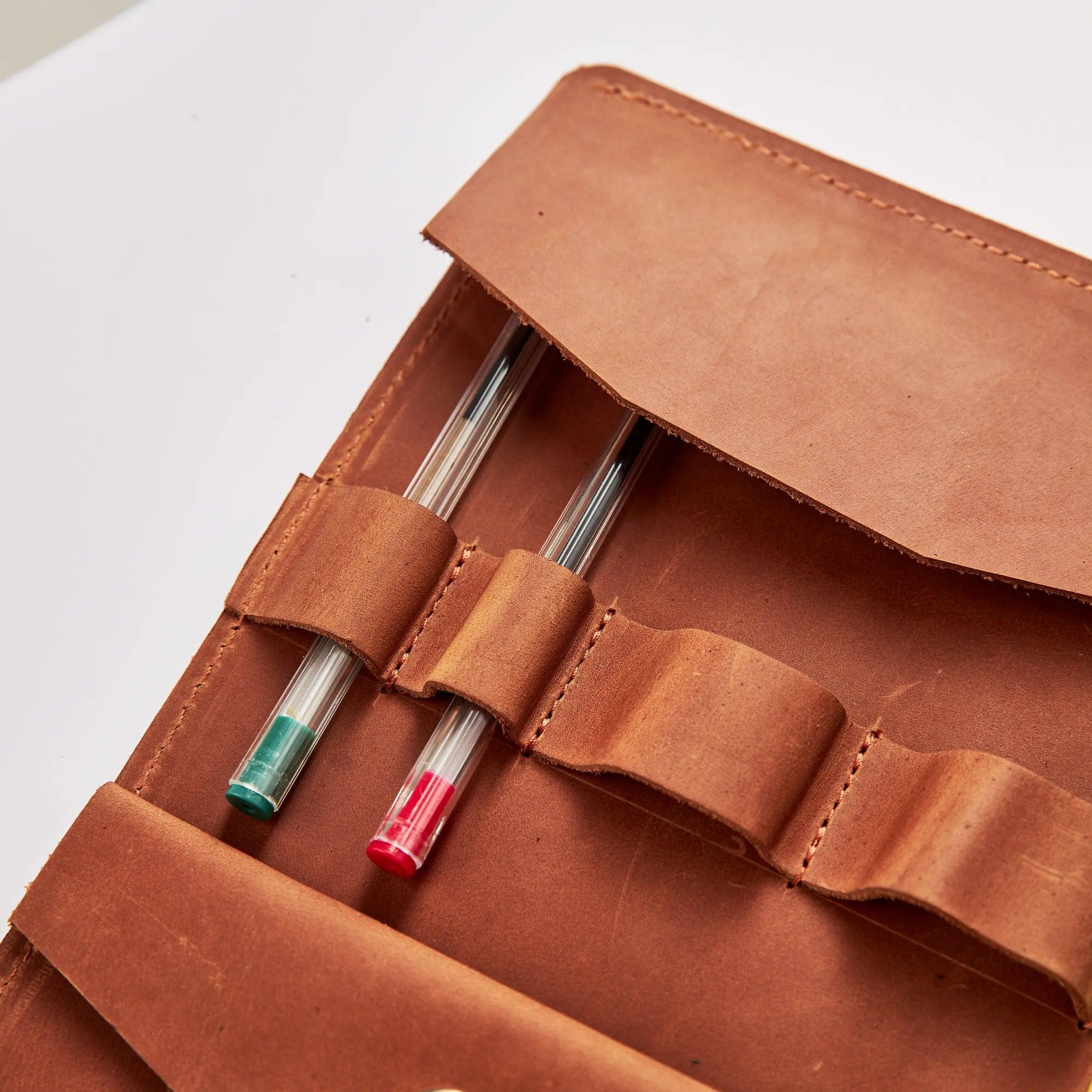 Leather Sketchbook Cover - Pikore