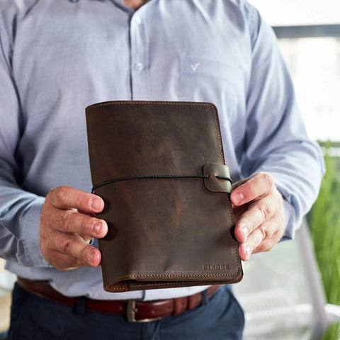 Leather Journal Refillable - Pikore