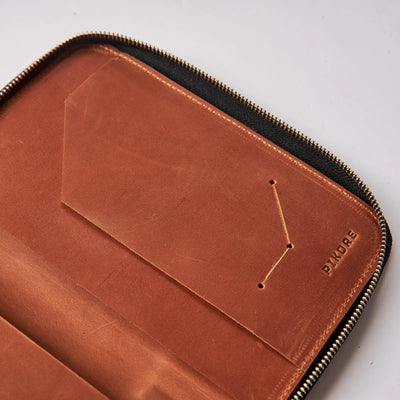 Leather Travel Document Holder - Pikore