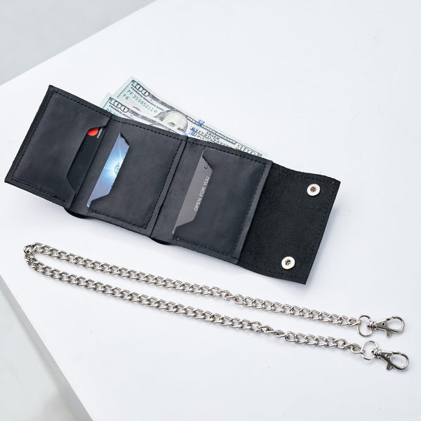 Leather Trifold Wallet - Pikore