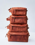Leather Toiletry bag / Gift for Present - Pikore