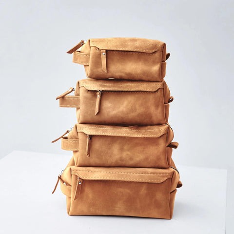 Leather Toiletry bag / Gift for Present - Pikore