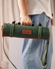 Premium Leather Knife Roll Bag