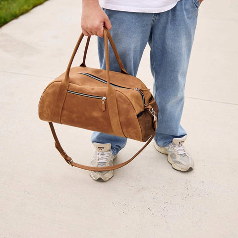 Leather Gym Bag