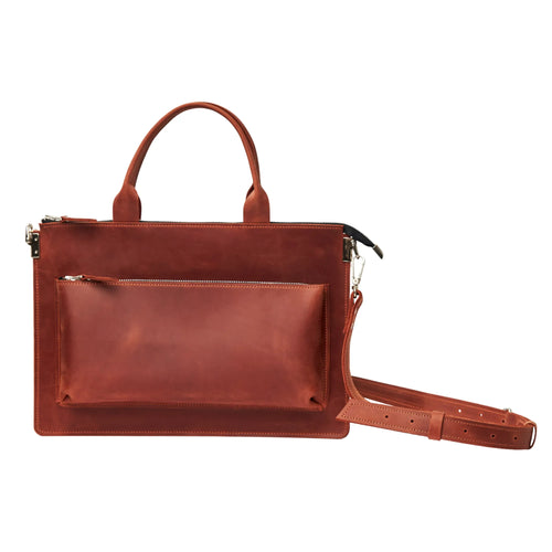 Leather Laptop Bag — Premium Personalized Handmade Leather Laptop Sleeve | Pikore