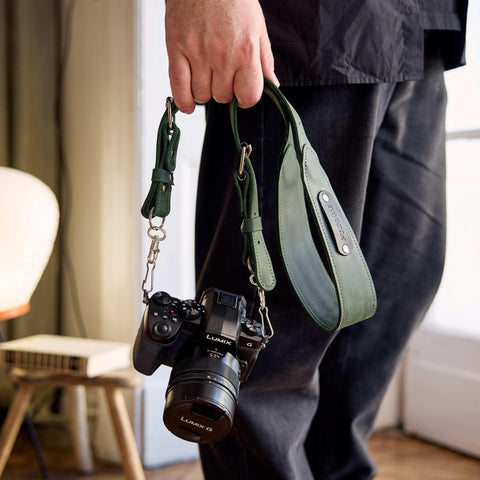 Leather Camera Strap - Pikore