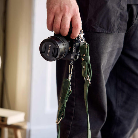 Leather Camera Strap - Pikore