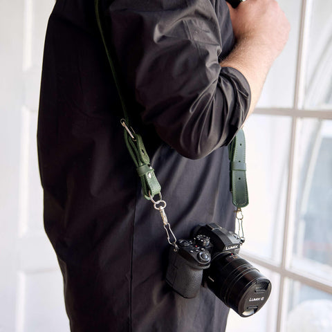 Leather Camera Strap - Pikore