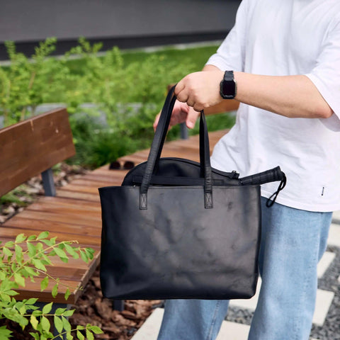 Leather Padel Bag with Racket Holder