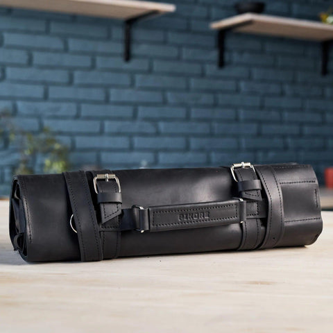 The Professional's Leather Knife Roll - Pikore