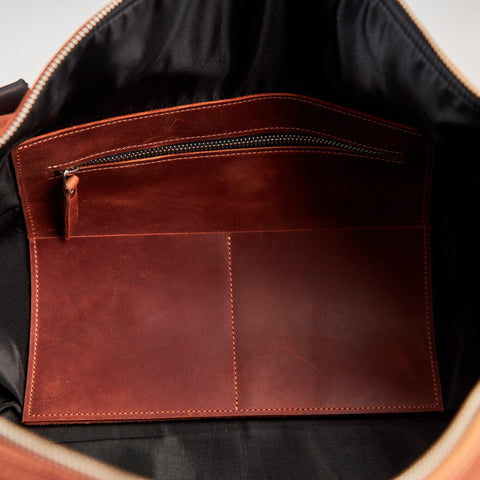 Leather duffle bag - Pikore