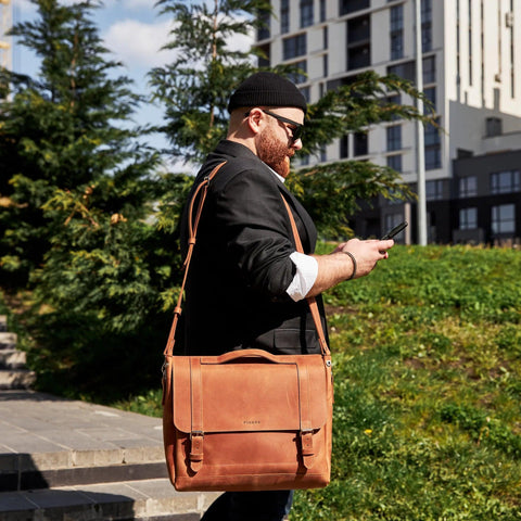 Messenger Leather bag - Pikore