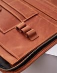 Leather portfolio