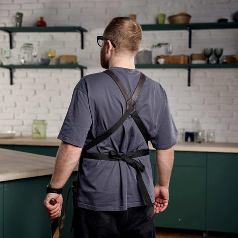 12-Pocket Leather Tool Apron - Pikore