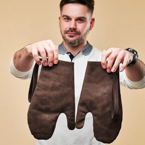 Leather Oven Mitts - Pikore