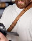 Leather Camera Shoulder Strap - Pikore