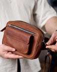 Leather Belt Bag For Men - Pikore