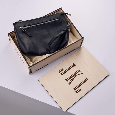 Leather Clutch Bag For Men - Pikore