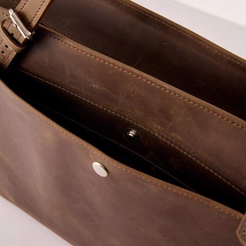 Leather Dog Travel Bag