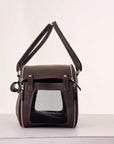 Leather Dog Carrier Bag