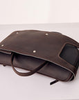 Leather Dog Carrier Bag