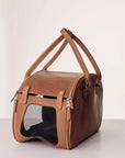 Leather Dog Carrier Bag