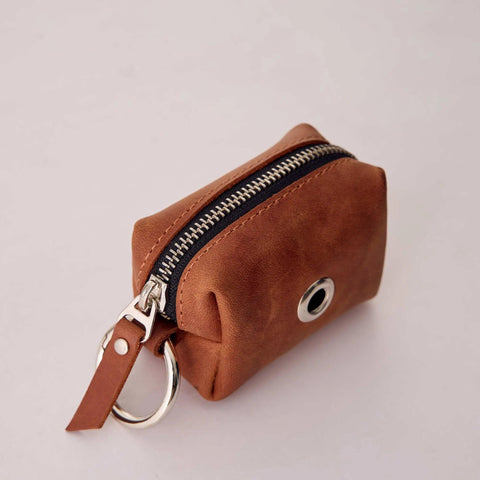 Leather Dog Waste Bag Holder