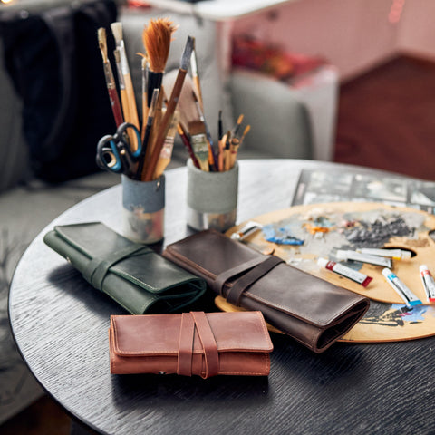 Handmade Leather Pencil Holder - Pikore