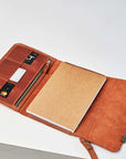 Leather Sketchbook with Shoulder Strap - Pikore