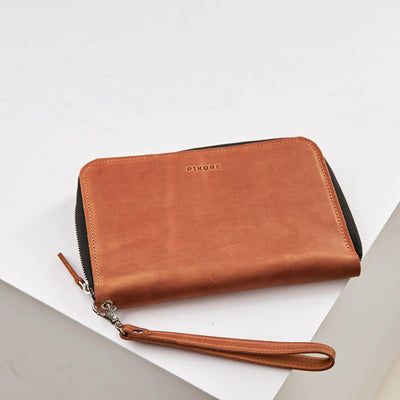 Leather Travel Document Holder - Pikore