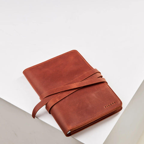 Leather Sketchbook Cover - Pikore