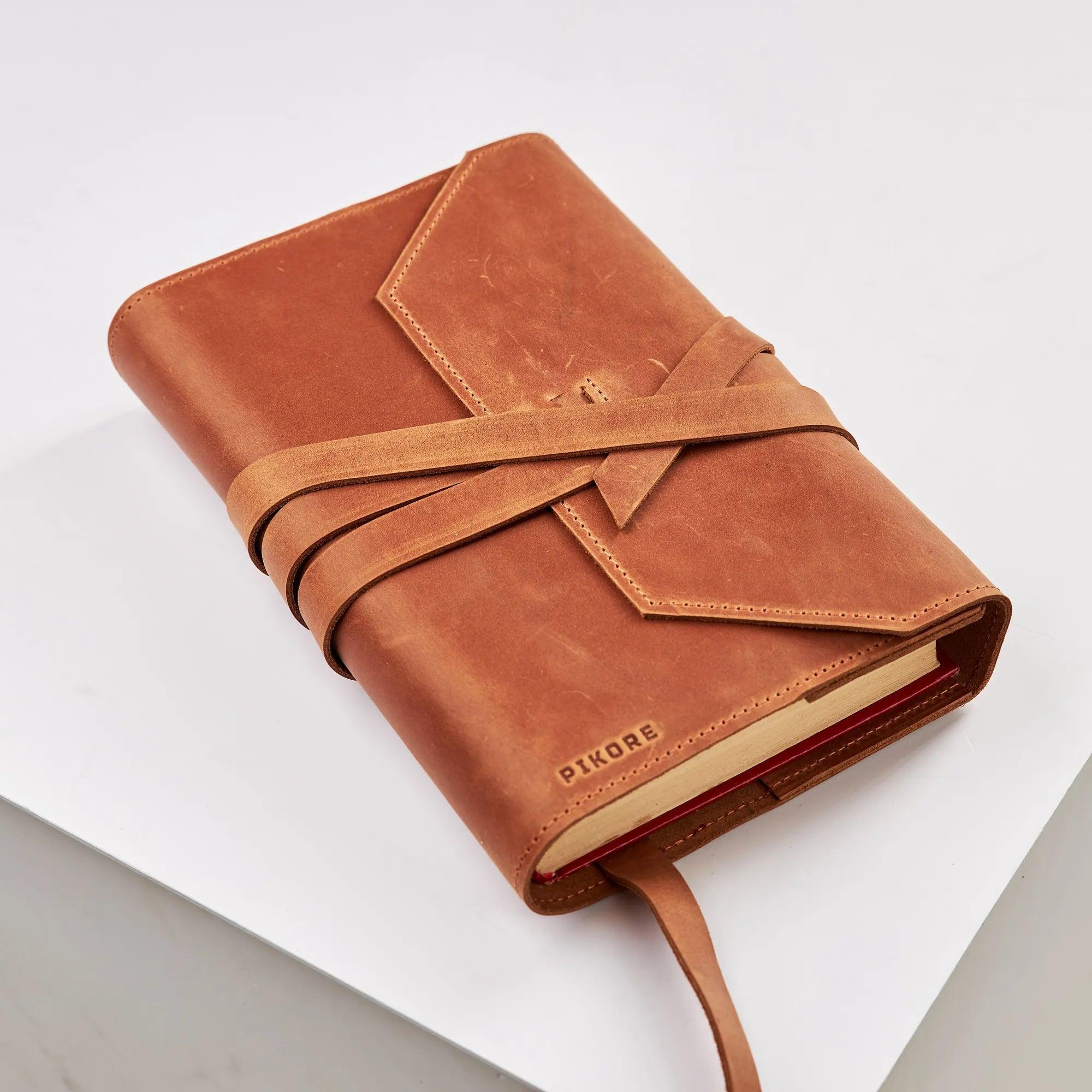 Leather Book Cover - Pikore