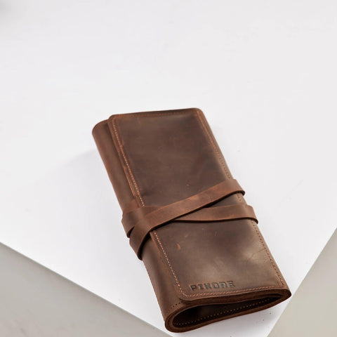 Leather Artist Pencil Roll - Pikore