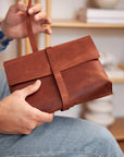 Leather Book Sleeve - Pikore