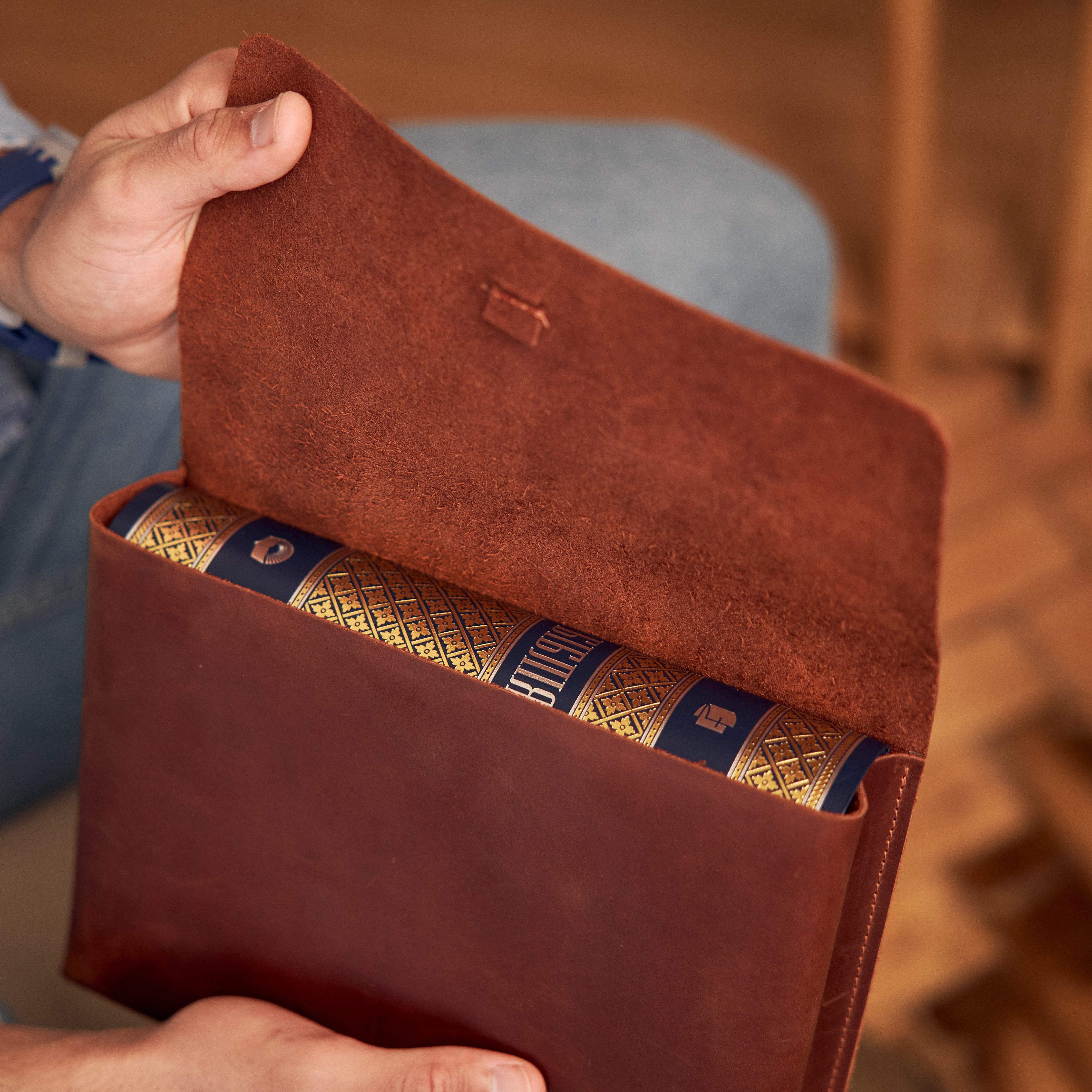 Personalized Bible Cover Leather