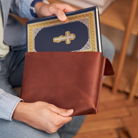 Personalized Bible Cover Leather - Pikore