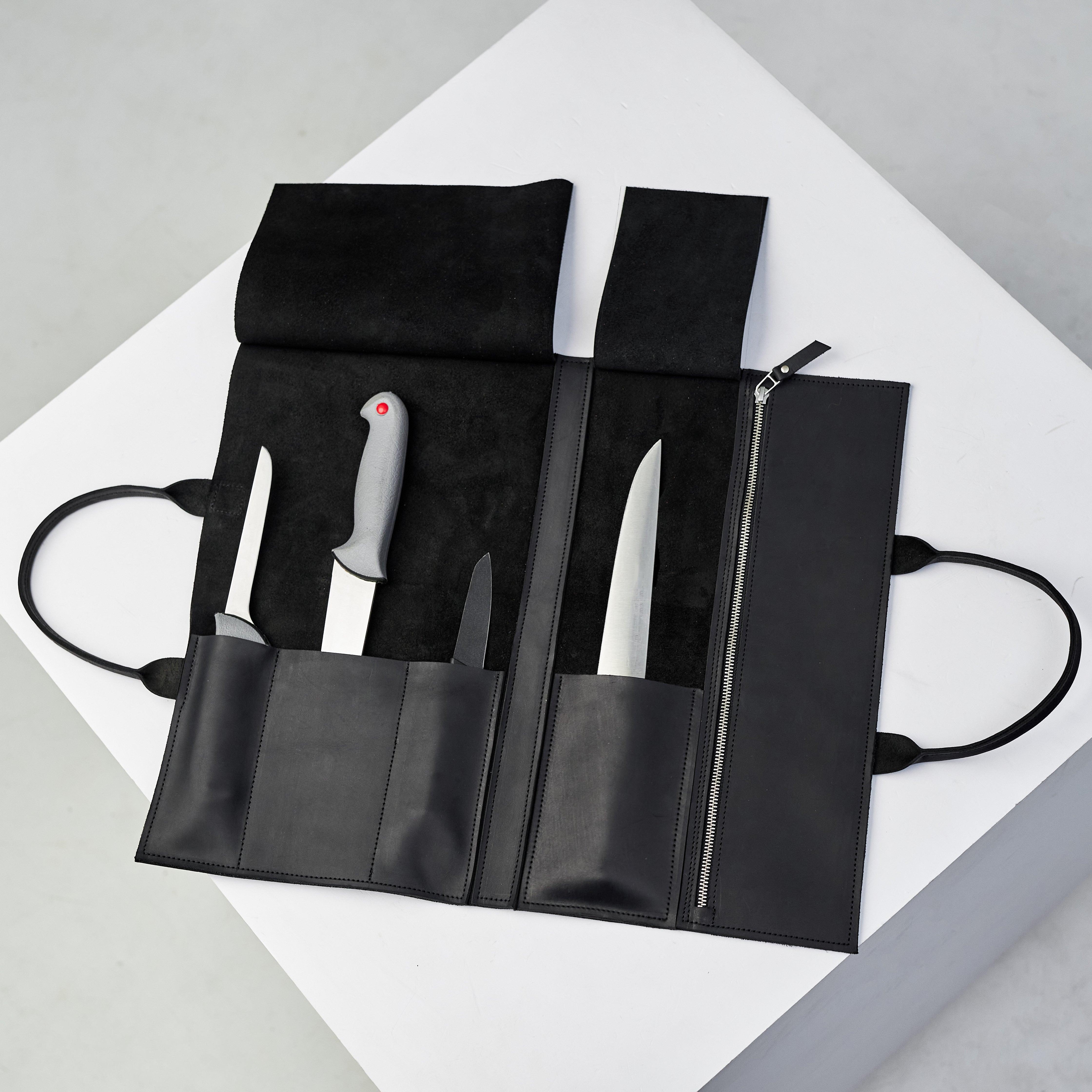 Personalized 4-Slot Folding Knife Bag - Pikore